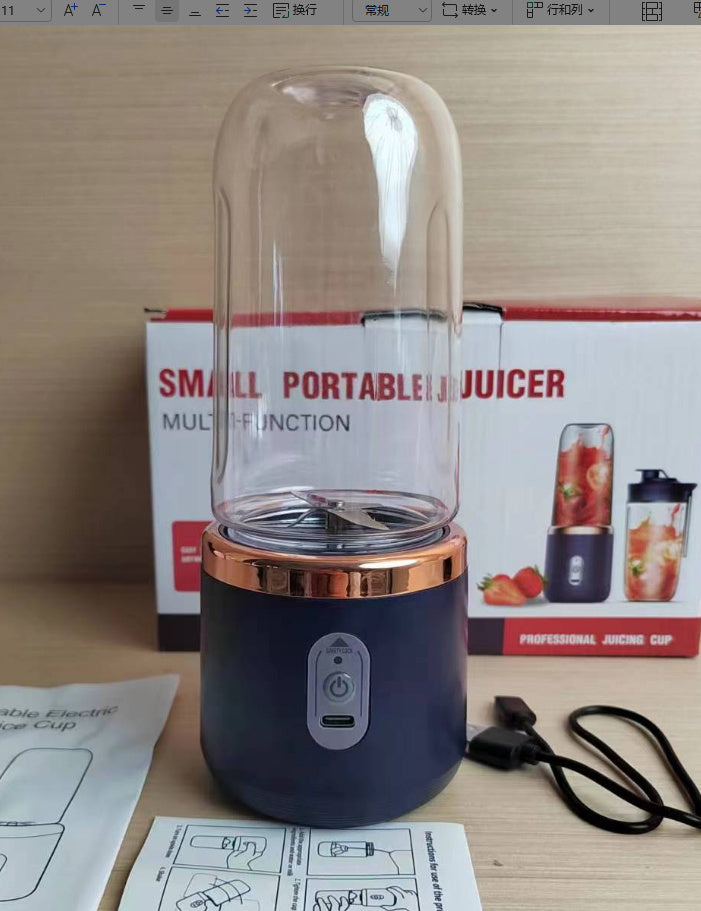 Mini mixeur portable à 6 lames